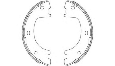 OPEN PARTS bsa224400 -  Комплект тормозных колодок